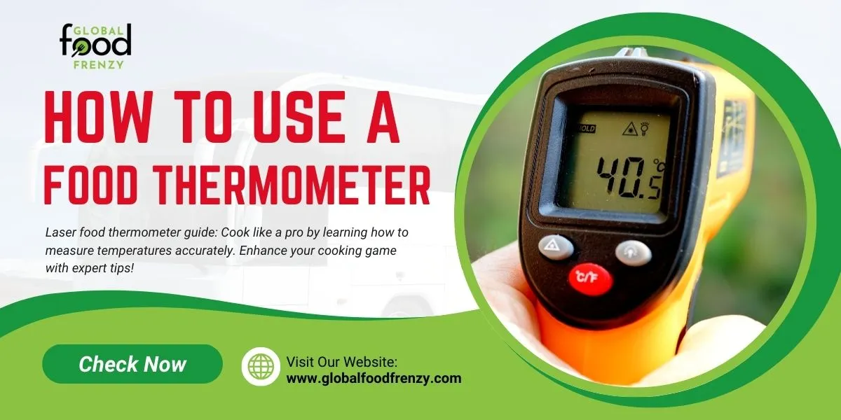 Laser Food Thermometer for cooking